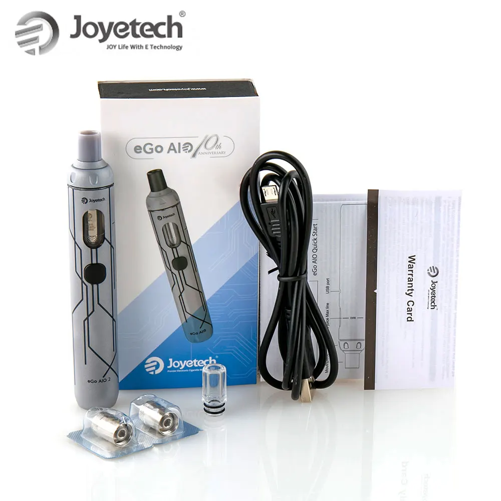 Оригинальный набор Joyetech eGo Aio 10 лет выпуска встроенный аккумулятор 1500 мАч 2 мл