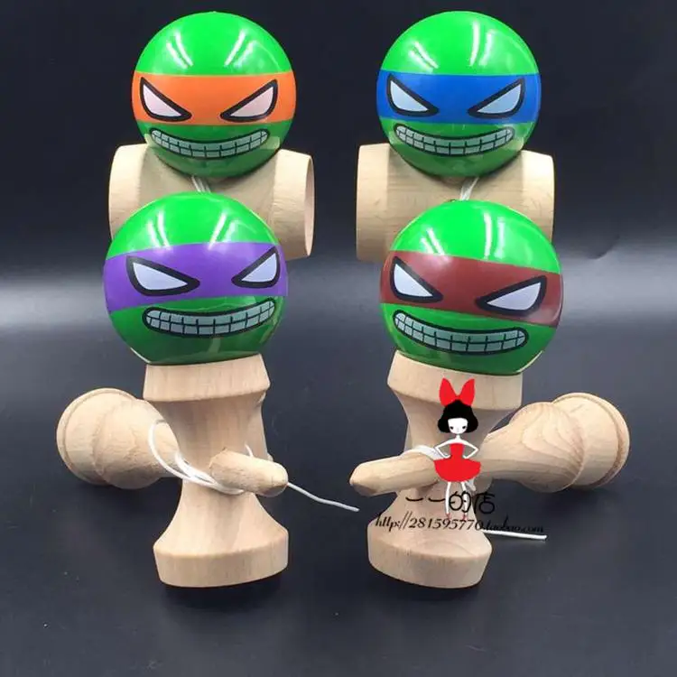 200 шт. kendama pu краска мяч 4 вида цветов ниндзя Профессиональный Спорт на открытом