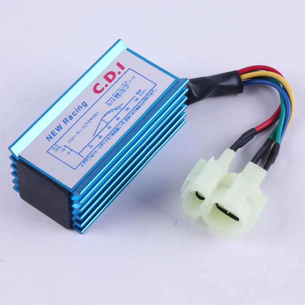 6 контактный DC Racing CDI BOX Unit 50cc 80cc 100cc 125cc 150cc 180cc для 139QMB 152QMI 157QMJ скутер Quad ATV Мопед Go Kart