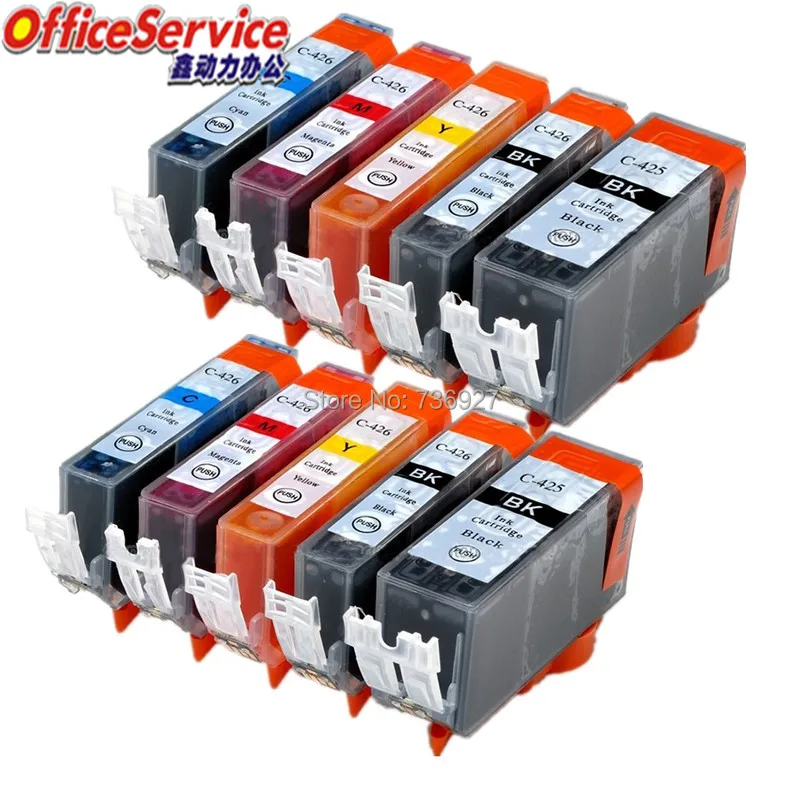 PGI425 PGI-425 CLI426 CLI-426 совместимый чернильный картридж для принтера Canon IP4840 IP4940 IX6540 MG5140 MG5240 MG5340 MX714 MX884 принтер
