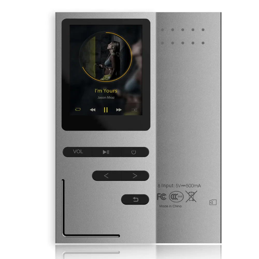 8G/16G Hi-Fi MP3-плеер без потерь Музыкальный плеер 70 часов воспроизведения встроенный динамик диктофон/fm-радио с возможностью расширения до 64 ГБ