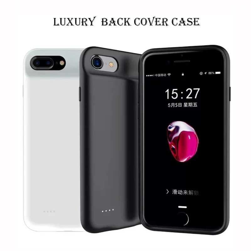 Фото 4000mah Battery Charger Case for iPhone 7 8 Plus Power Bank Pack Backup Cover XR XS Max Soft Frame Мобильные телефоны и 4000mah Battery Charger Case for iPhone 7 8 Plus Power Bank Pack Backup Cover XR XS Max Soft Frame Мобильные телефоны и