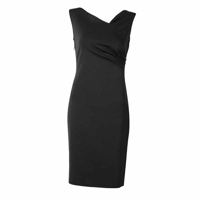 2017 Для женщин деловая модельная Одежда Марка Bodycon по колено Элегантное летнее