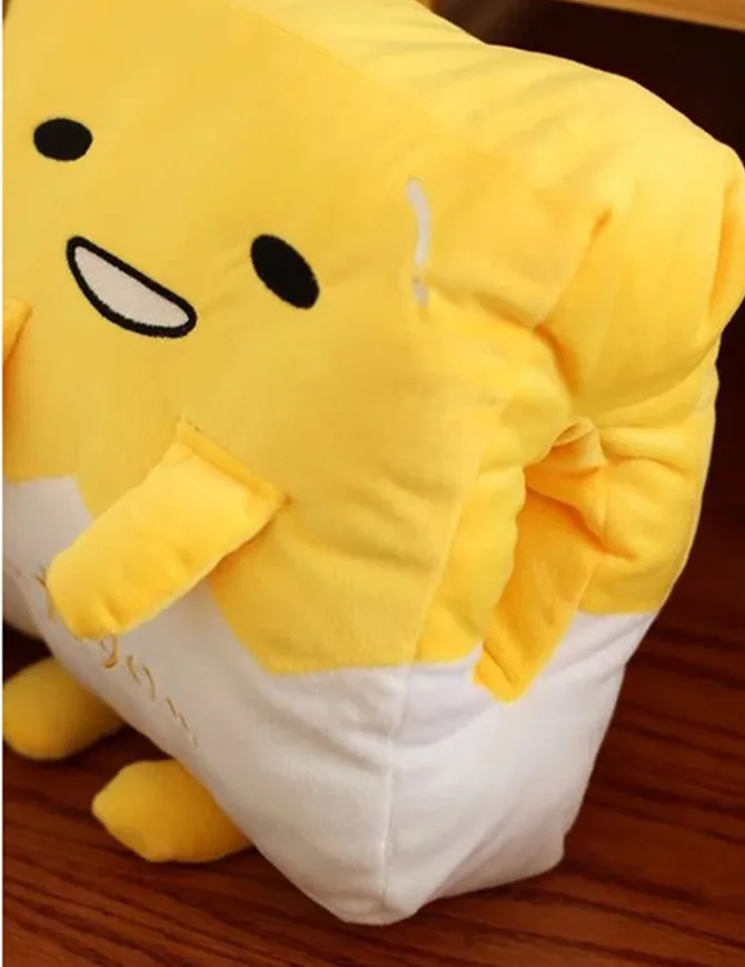 Мультяшное мягкое одеяло Gudetama в виде ленивого яйца подарок на день рождения и