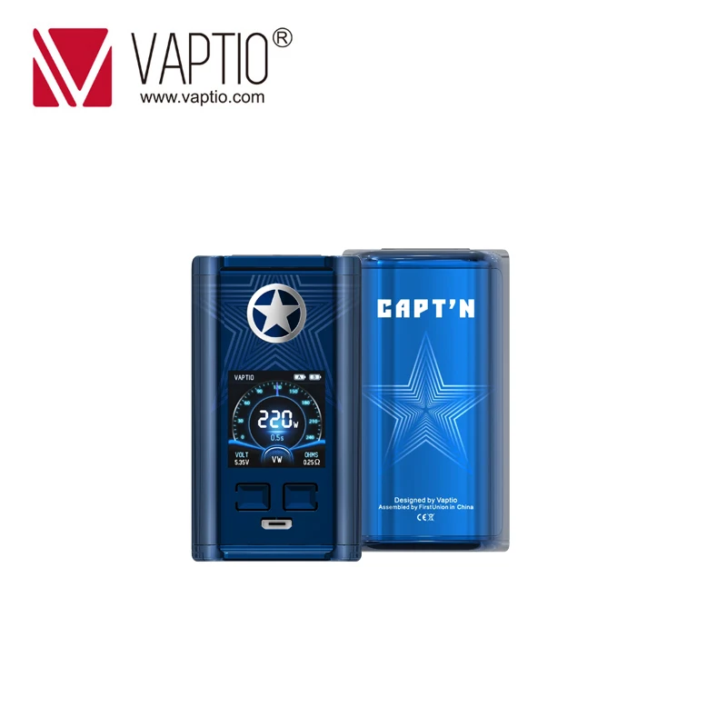 Подарочный Vape мод электронная сигарета модель ящичка капитана 220 Вт макс
