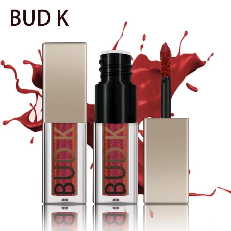 Жидкие тени для век BUD K палочка макияжа блестящие пигмент металлические