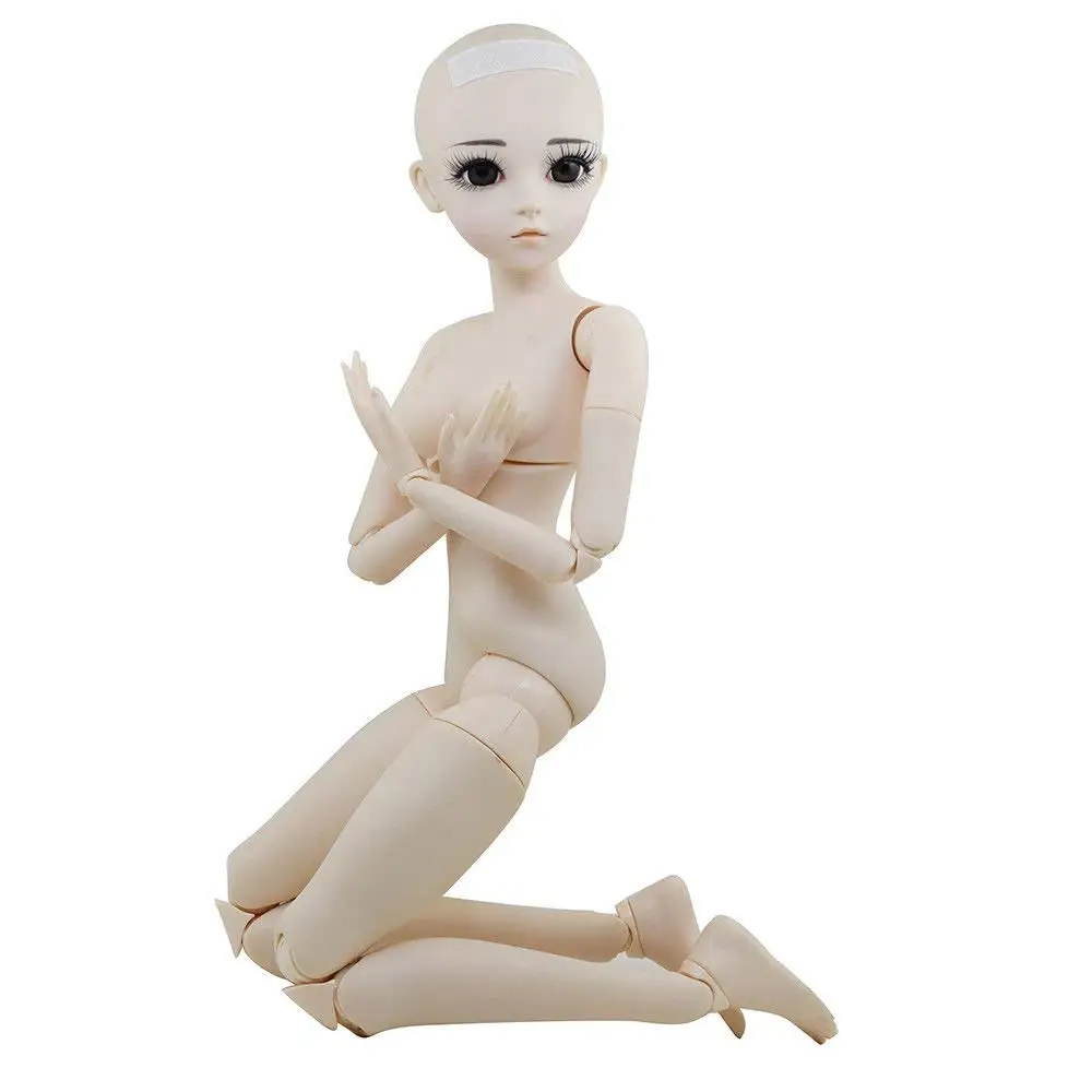 Мода 1/3 BJD кукла голый SD 56 см 22 дюймов DIY 18 Соединенные куклы Обнаженная тело