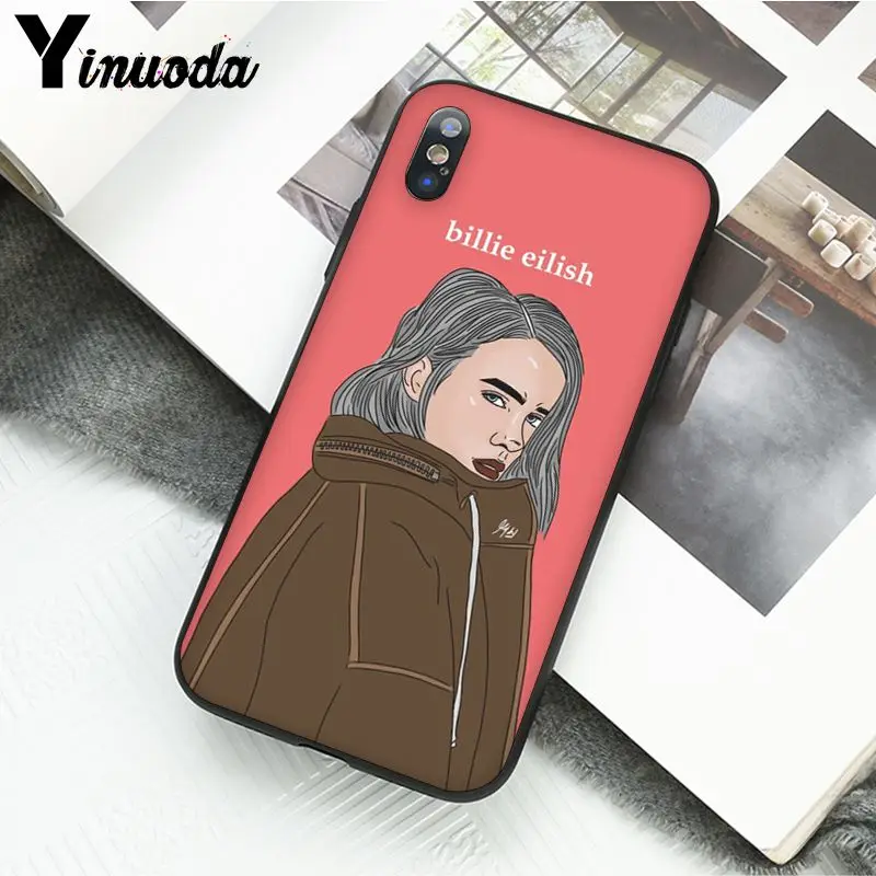 Yinuoda Billie Eilish 13 девушка чехол для телефона для iphone 11 Pro Max 6S 6plus 7 8plus X Xs MAX 5 5S XR