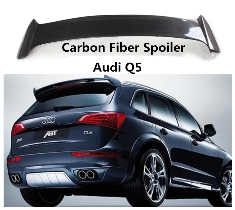 Спойлер из углеродного волокна для Audi Q5 2010 11 12 13 2014 2015 2016 2017 2018 высококачественные