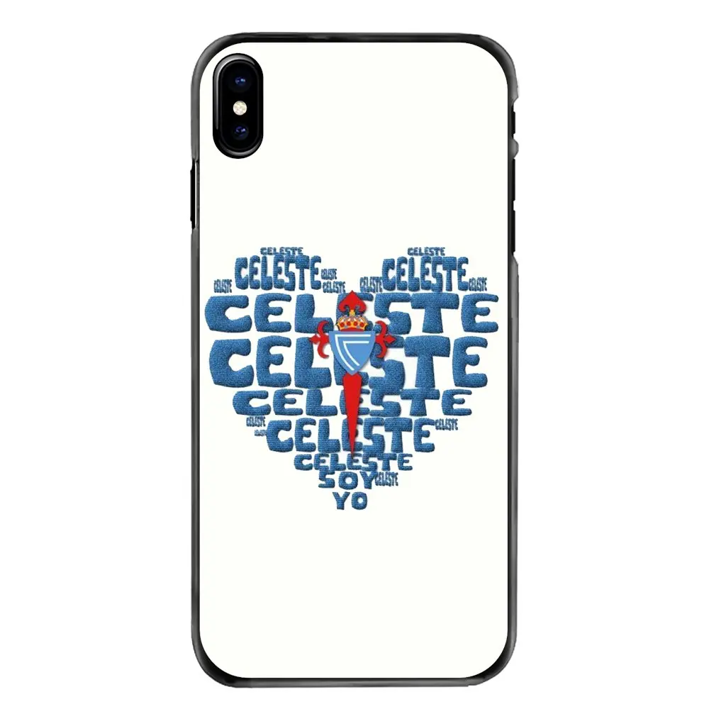Accessories Cover Spanish football club celta de vigo logo For iPhone 4 4S 5 5S 5C SE 6 6S 7 8 Plus X XR XS Max iPod Touch |