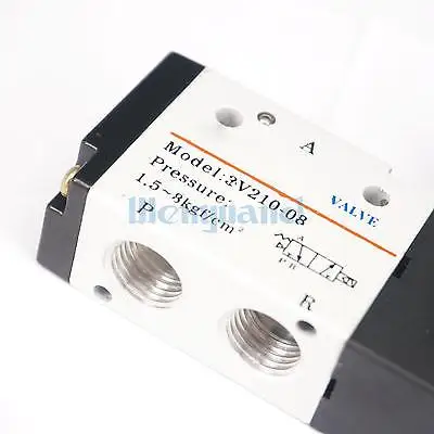 AC110V 3V210 08 3 позиционный 2 1/4 &quotПневматический Соленоидный клапан корпус из