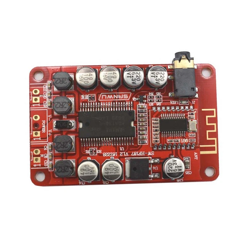 Двухканальный стерео Bluetooth 3 5 мм Цифровой усилитель для Yamaha 2X10W Dc8 14V A6 014 класса