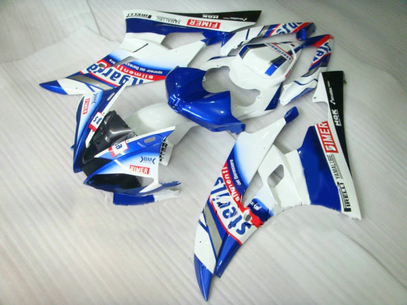 

B Yzf600 R6 06 07 ABS обтекатель для Yamaha Yzf R6 2006 2007 синий белый мотоциклетный обтекатель литьё под давлением
