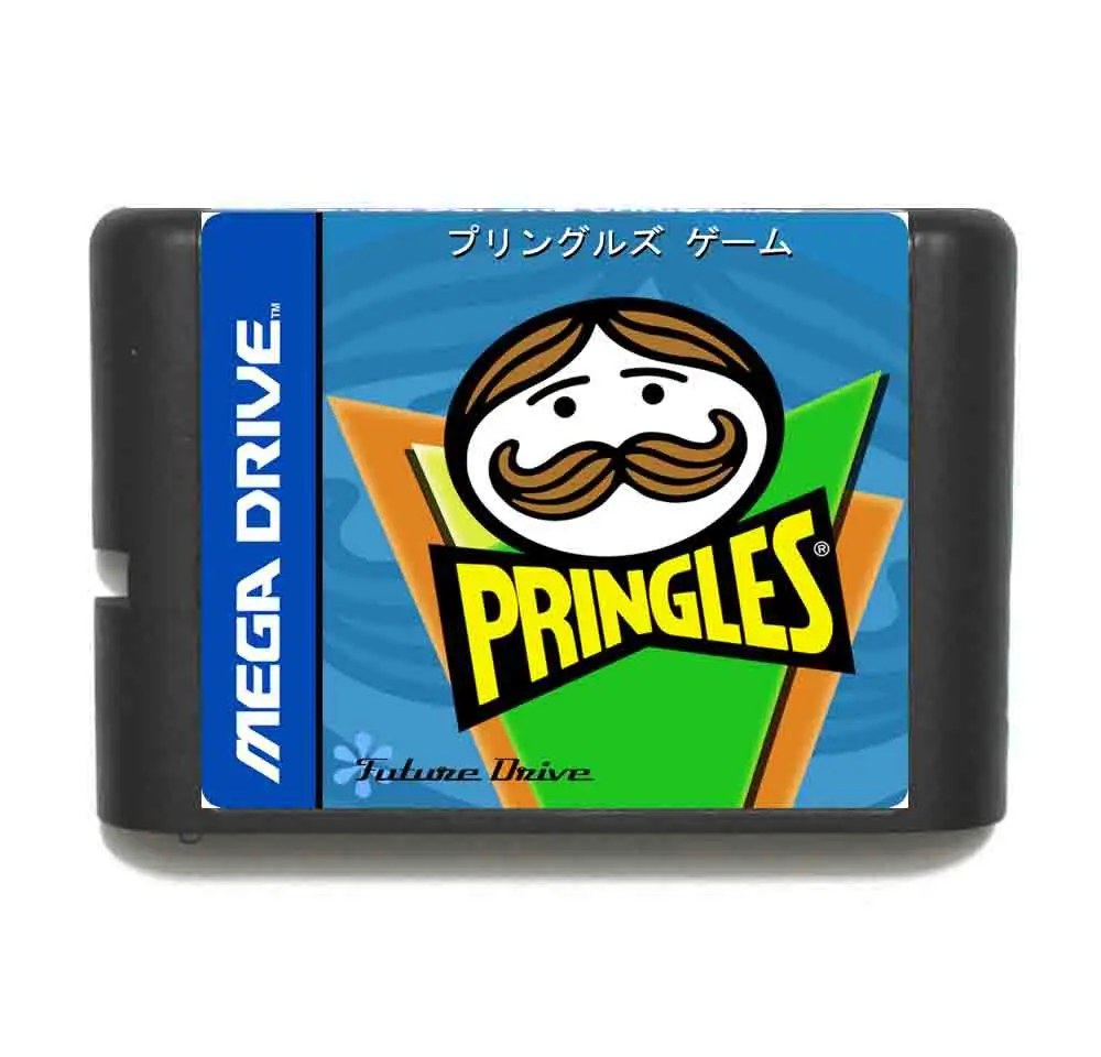 Принглс 16 бит MD карточная игра с коробку для Sega Megadrive/Genesis|16 bit|md game16 bit md |
