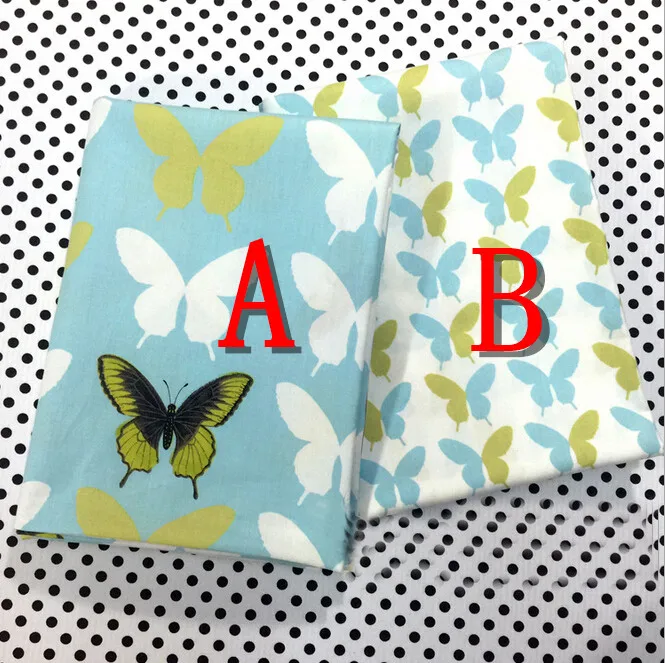Butterflyl хлопковая ткань Лоскутная стеганая для тильды малыш домашний текстильный