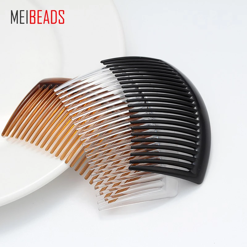 MEIBEADS 5 шт./лот прозрачный пластиковый гребень для зубных щеток волос сделай сам