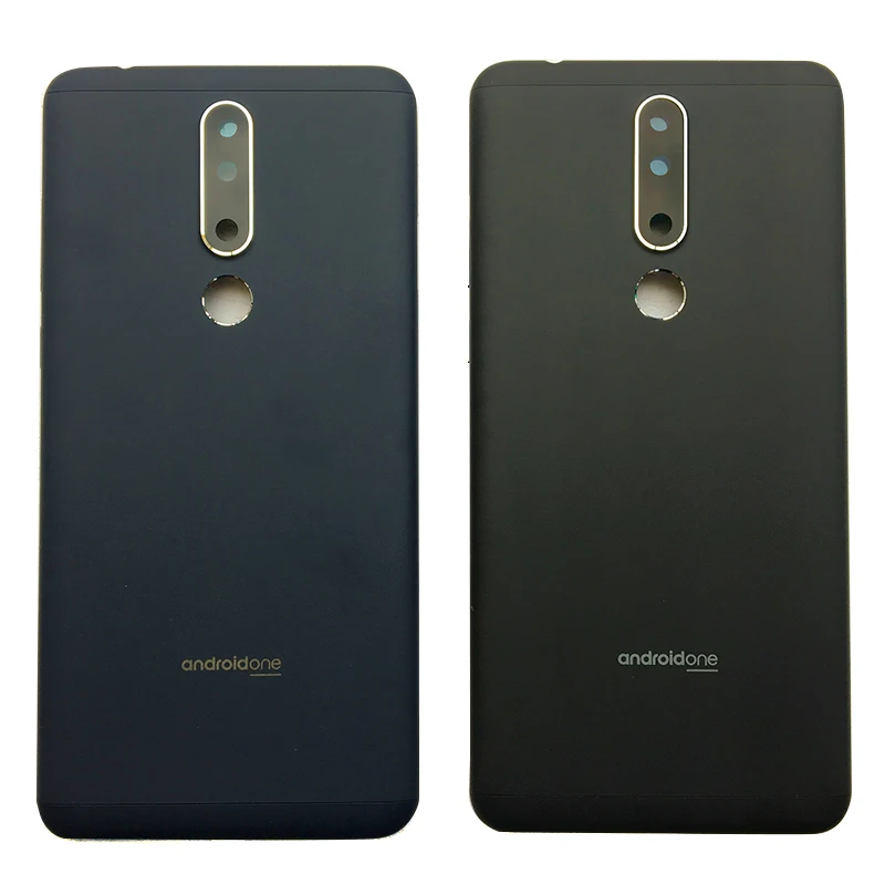

BINYEAE новый металлический задний корпус, крышка аккумулятора для Nokia 3,1 Plus, одна/две SIM-карты, задняя крышка с логотипом