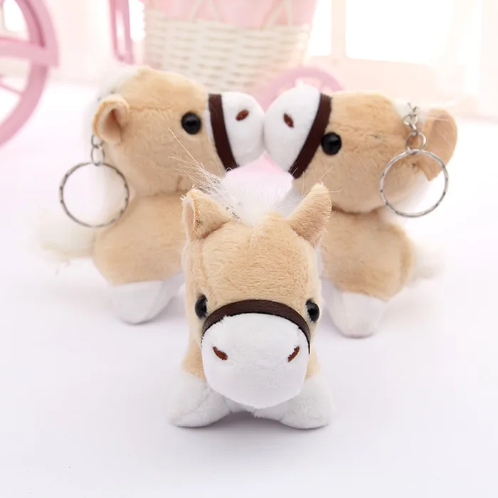 1 шт. 12 см маленький плюшевый Ослик игрушки пушистая лошадь подвеска мягкие