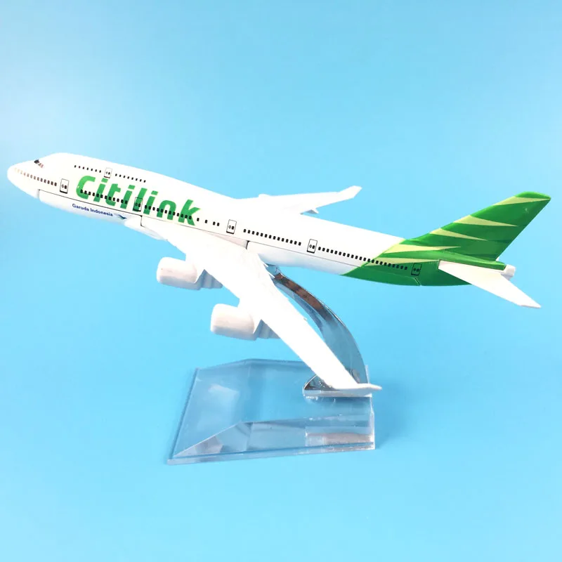 CITILINK AIRLINES 16CM BOEING747 модель самолета из металлического сплава игрушки для детей