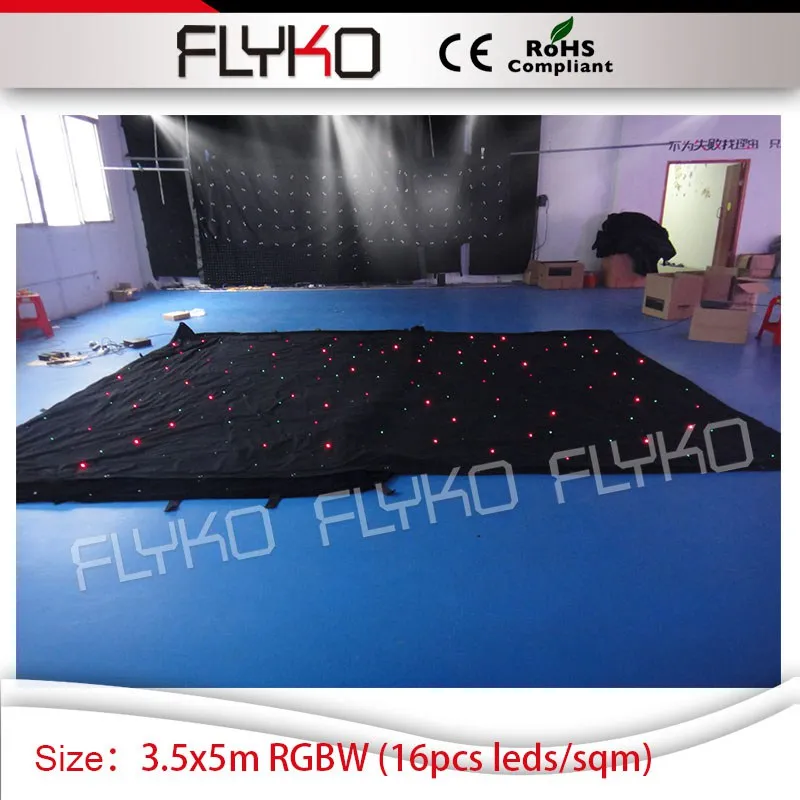 RGBW одноцветная потолочная звезда свет 3 5 м * led twilking фон занавес|led star curtain|led backdrop