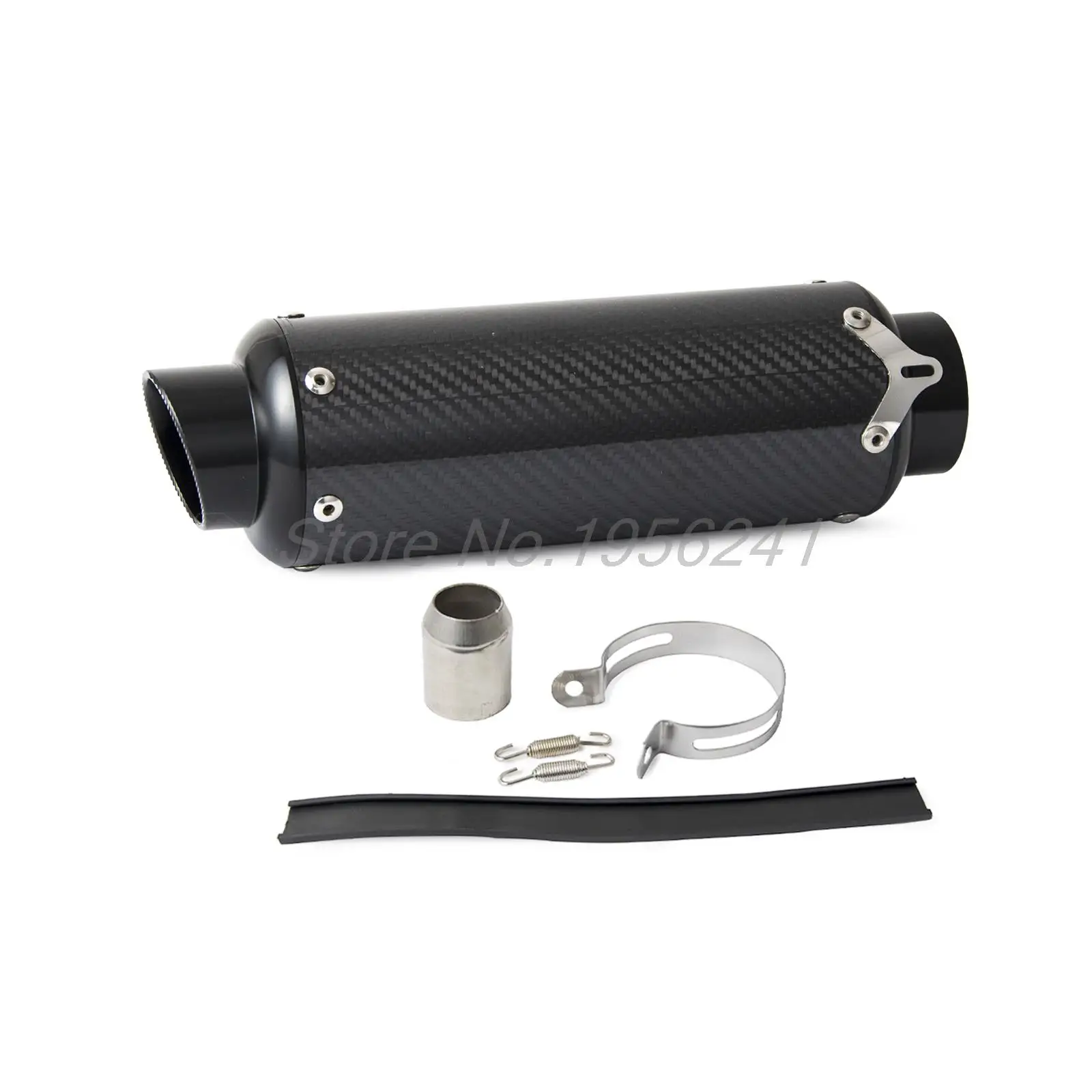 51mm Slip-On Pipe Carbon Fiber Exhaust Muffler For 125CC-200CC 250CC 300CC 350CC 450CC Etc Street Sport Racing Motorcycles | Автомобили и