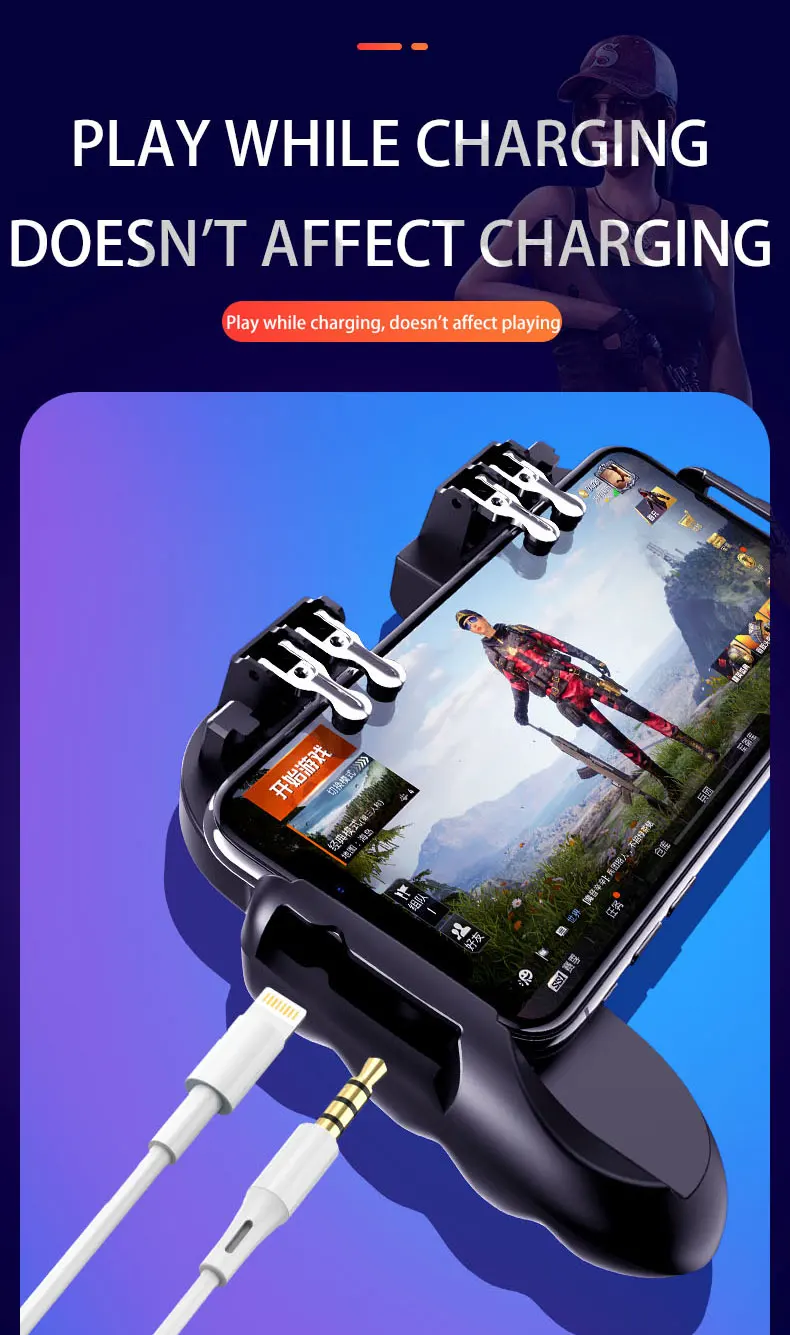 Тепловыделение геймпад для PUBG мобильный контроллер игровой консоли для Android IOS джойстик Handjoy Joypad геймпад для iPhone