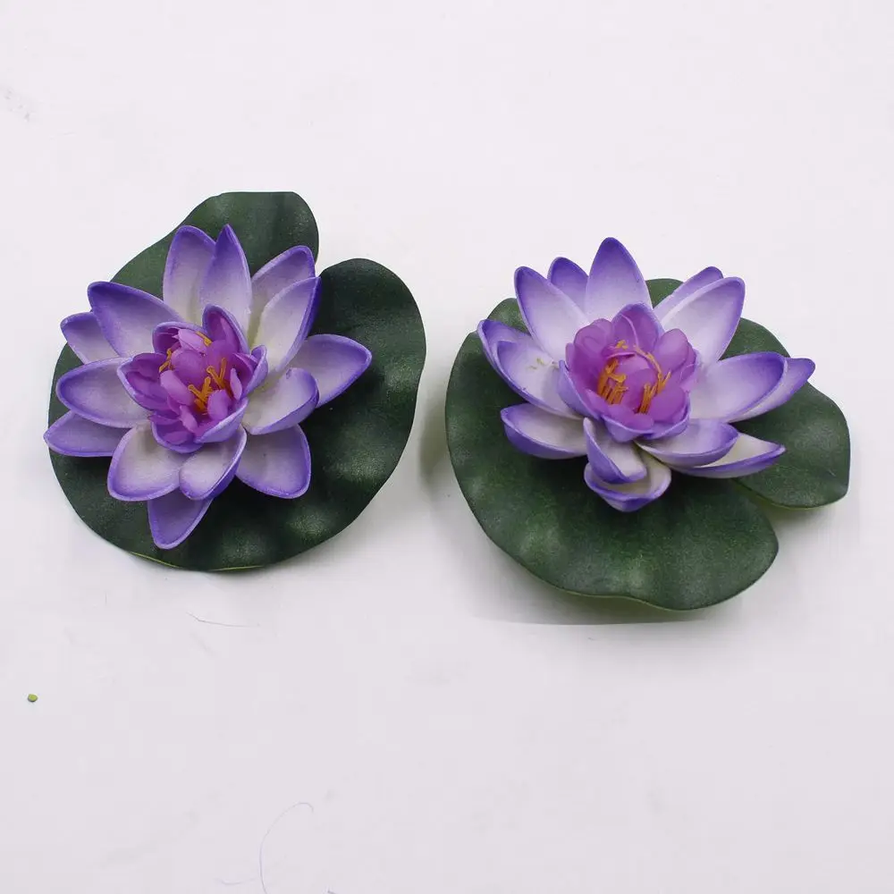 Новинка 1 шт. искусственный цветок лотоса водяная Лилия плавающий пруд