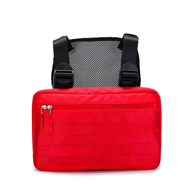 Ins Style Fashion Pouch Chest Bag Recon Kit Tool Combat Tactical Vest EDC Rig Black | Багаж и сумки