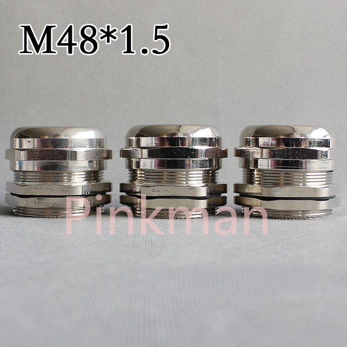 

1pc Metric System m48*1.5 304 Stainless Steel Cable Glands Apply to Cable 25-33mm