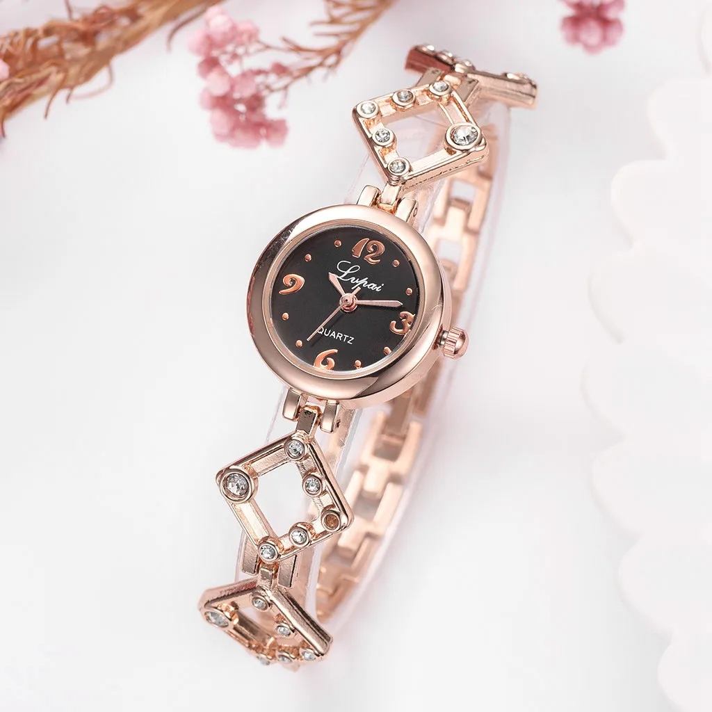 Женские часы браслет в европейском и американском стиле повседневные маленькие