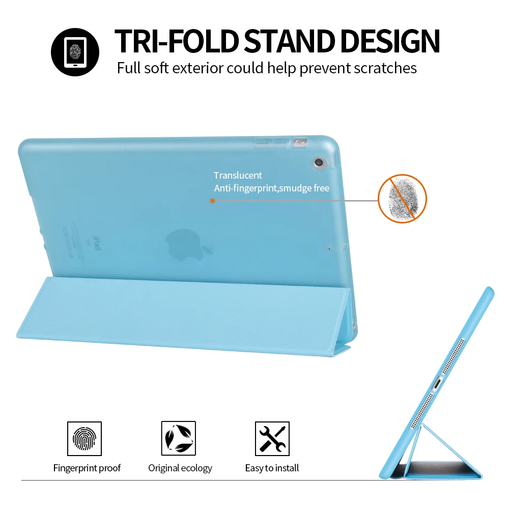 Smart Cover для ipad mini 5 Чехол, GOLP из искусственной кожи чехол для ipad mini, тонкая откидная задняя крышка-подставка для ipad mini 5 4 3 2 1 чехол