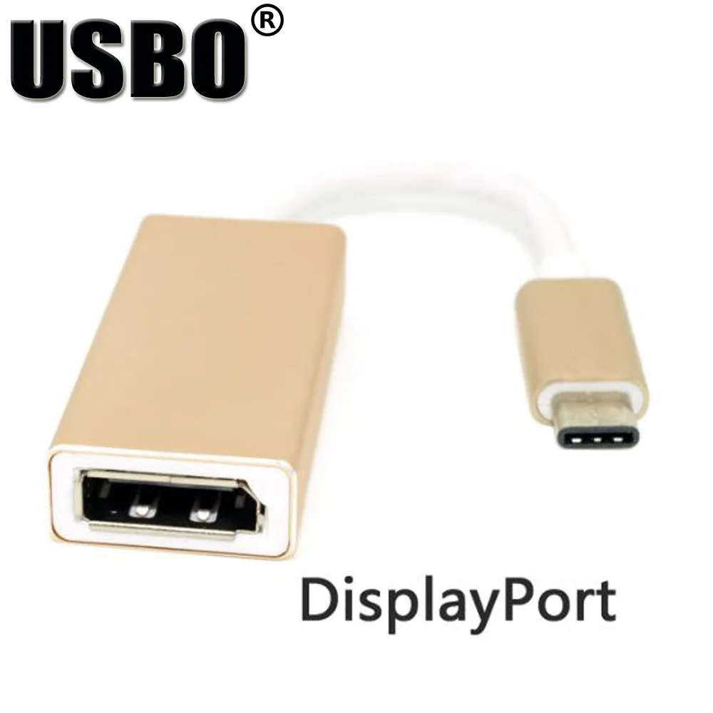 Высококачественный кабель для преобразования видео 0 1 м USB штекер Type C в VGA / HDMI DVI