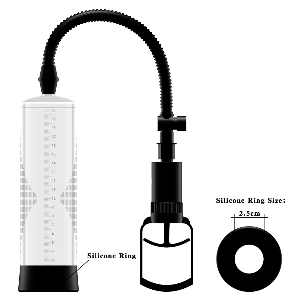 Penis Pump-L Дропшиппинг, вакуумный насос для пениса, для увеличения пениса, массажный расширитель, увеличитель, массажные инструменты RUITONG - Цвет: Penis Pump-L