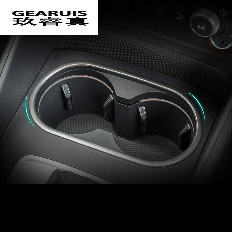 Стайлинг автомобиля держатель стакана для воды декоративные обрезные полоски