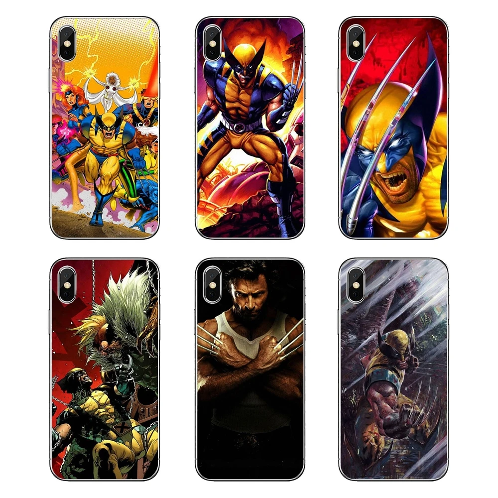 Для iPod Touch iPhone 4 4S 5 5S 5C SE 6 6S 7 8 X XR XS Plus MAX чехлы из ТПУ для Wolverine Hugh Jackman Marvel Super Heros