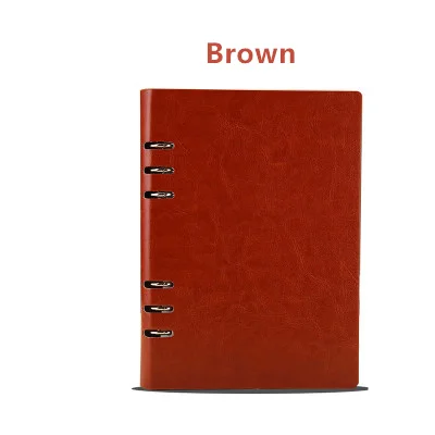 style 2 brown Записные книжки Дневник Журнал еженедельник ежемесячный планировщик Agenda A5 A6 школьные офисные принадлежности стационарный Органайзер расписание пакет подарок - Цвет: style 2 brown