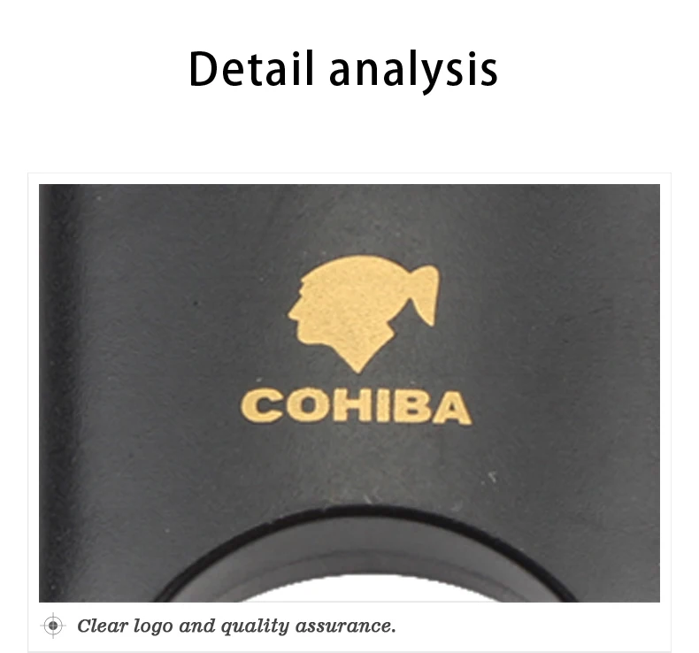 COHIBA Пластик V образный вырез Нержавеющая сталь лезвие, нож для сигар Sharp sigaar режущего инструмента сигар гильотины карман zigarren резак