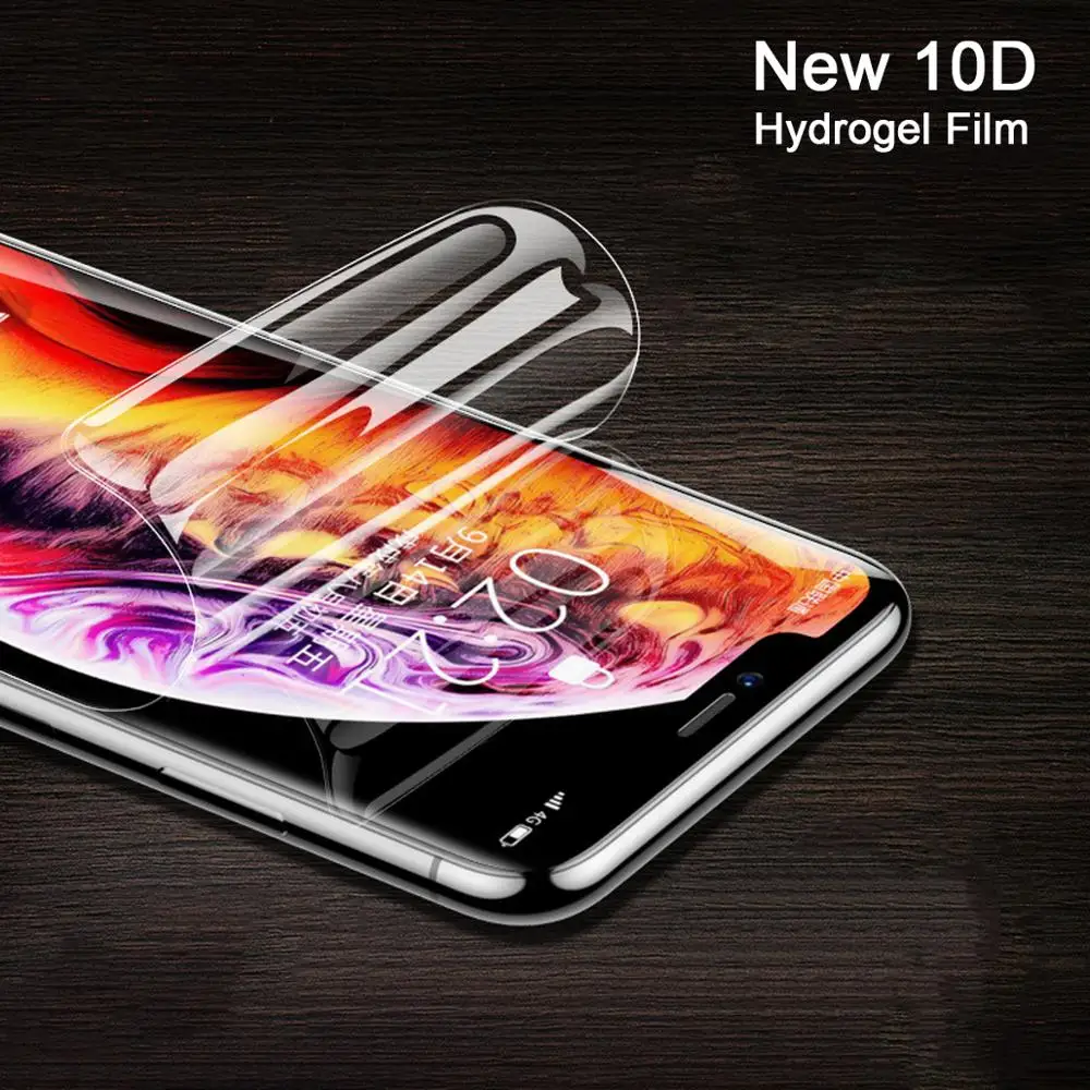 10D Гидрогелевая пленка для iPhone 11 Pro Max 2019 нано Защита экрана мягкая ТПУ