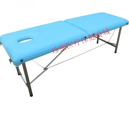 Blue Beauty nailed on massage table