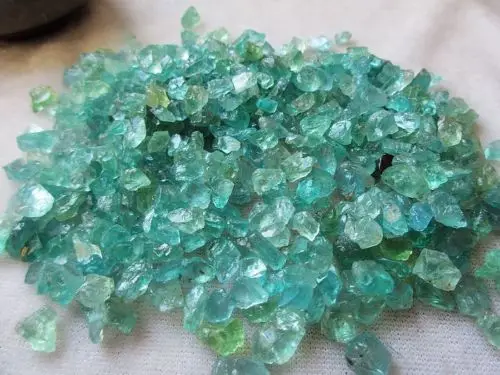 

200ct Турмалин непросверленный синий натуральный мини-кусочки драгоценного камня