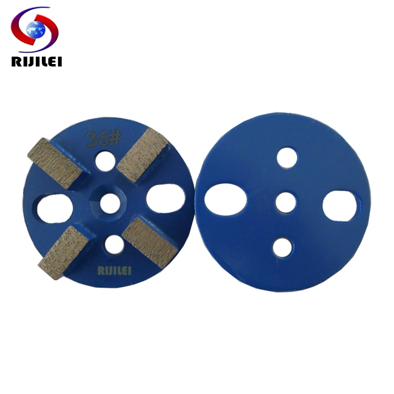 RIJILEI 3Inch Metal Grinding Pads 80mm Metal Diamond Polishing Pads Day or