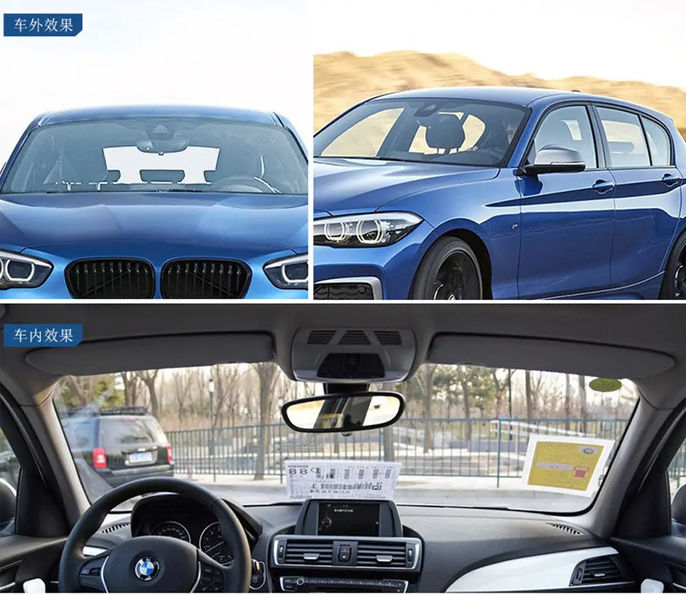Автомобильная оконная теплоизоляционная нано керамическая пленка VLT80 %