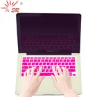 Силиконовая наклейка SR 14 цветов на русском языке для Macbook Air 13 Pro 13 15 17 Retina