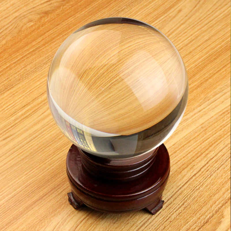 80 мм ясно хрустальный шар фотографии РЕДКИЕ Прозрачные Азиатский кварцевый
