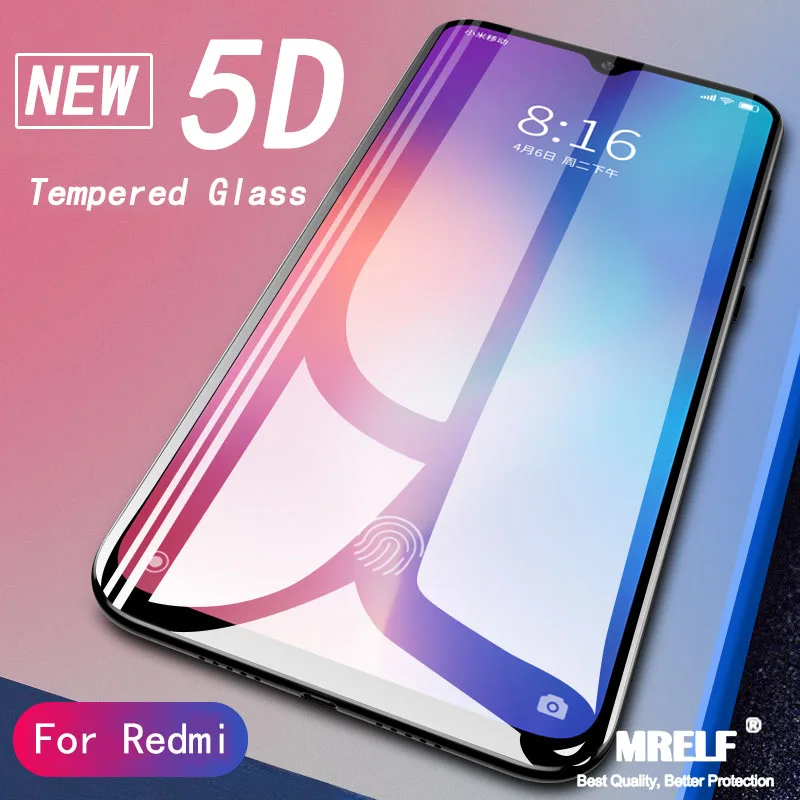 5D закаленное стекло для Xiaomi Redmi Note 7 6 Pro 5 4X защита экрана на стекло для Xiaomi Redmi Note 6 7 Pro 5 Plus 4X 6A стекло