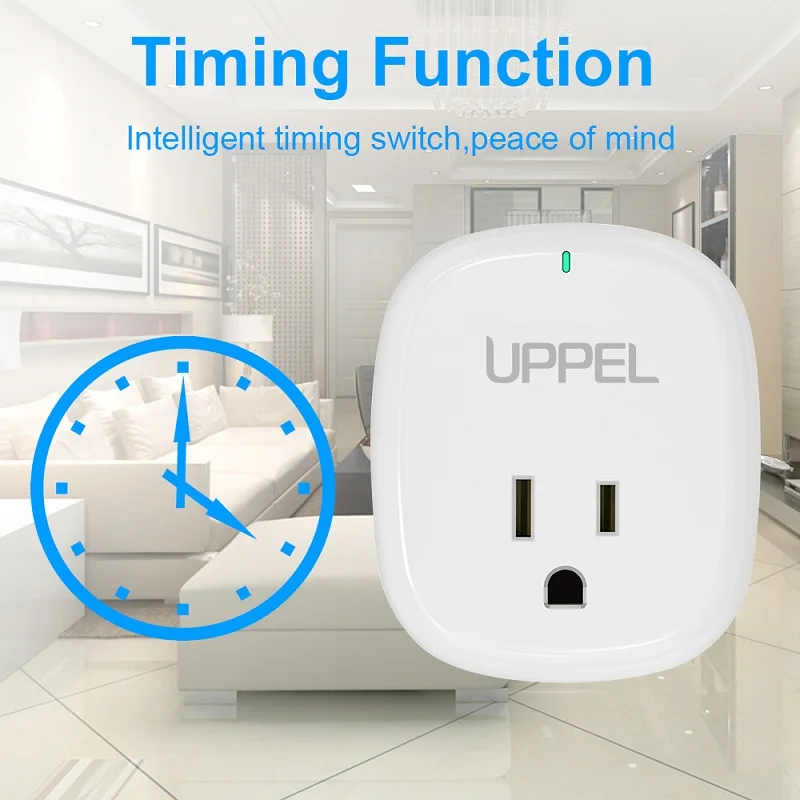 Wi-Fi умная розетка US Outlet USB зарядное устройство порты Smart Plug сроки переключатель