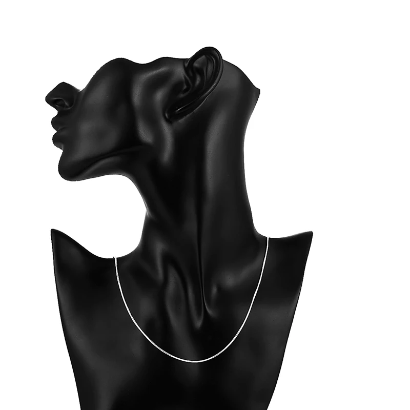 Женское Ожерелье из серпантина модное серебряное ожерелье высокого качества