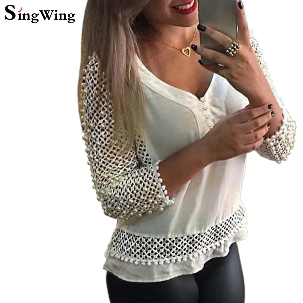 Женская блузка с расклешенными рукавами и V образным вырезом|blous|shirt viscoseshirt stays |