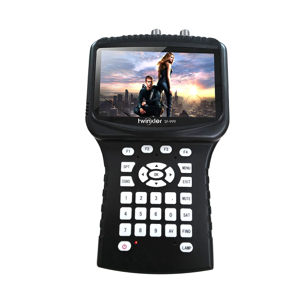 Twinkler SF 999 HD комбинированный поиск метр с 4 3 дюймов ЖК дисплей Экран поддержка DVB S2 T2