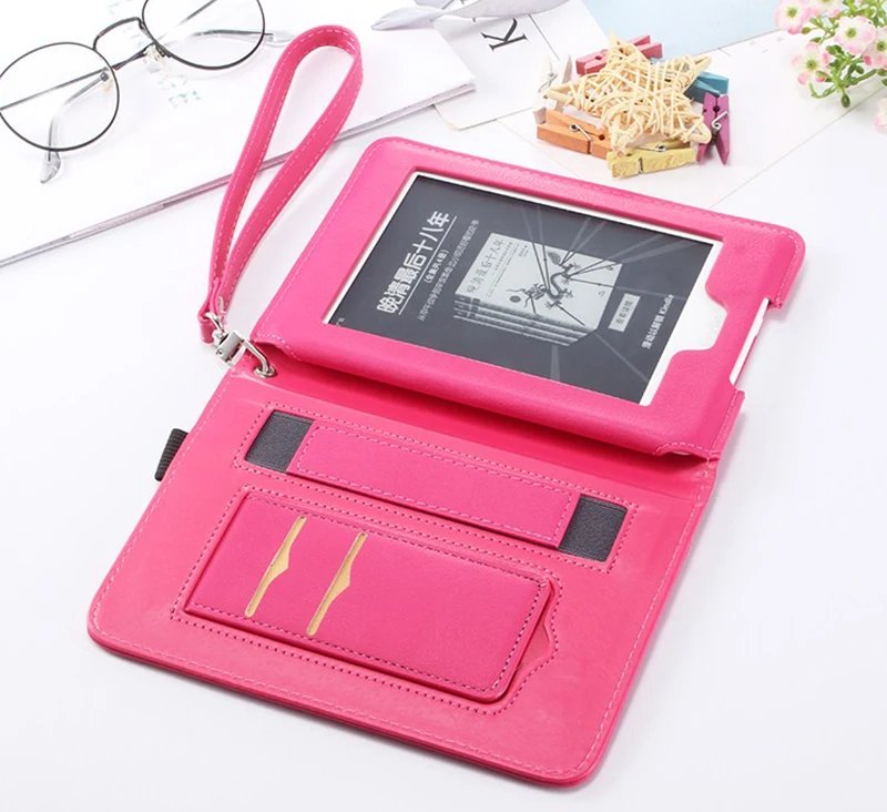 Чехол NINJA, многофункциональный чехол для Funda Kindle Paperwhite 4(10th Generation- Release), Портативная подставка из искусственной кожи